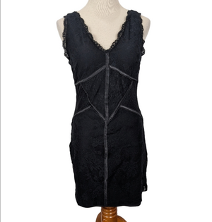 Guess Marciano Black Lace Mini Dress Small